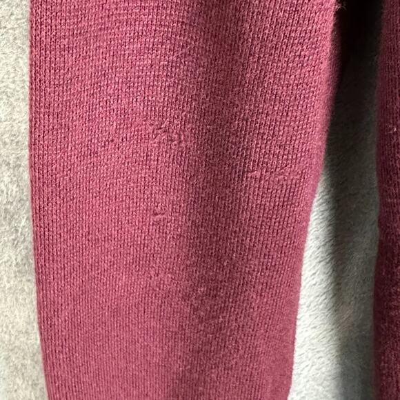 Talbots Sweater Womens 2X Burgundy Open Cardigan Stretch Comfort Career Preppy - Picture 4 of 11